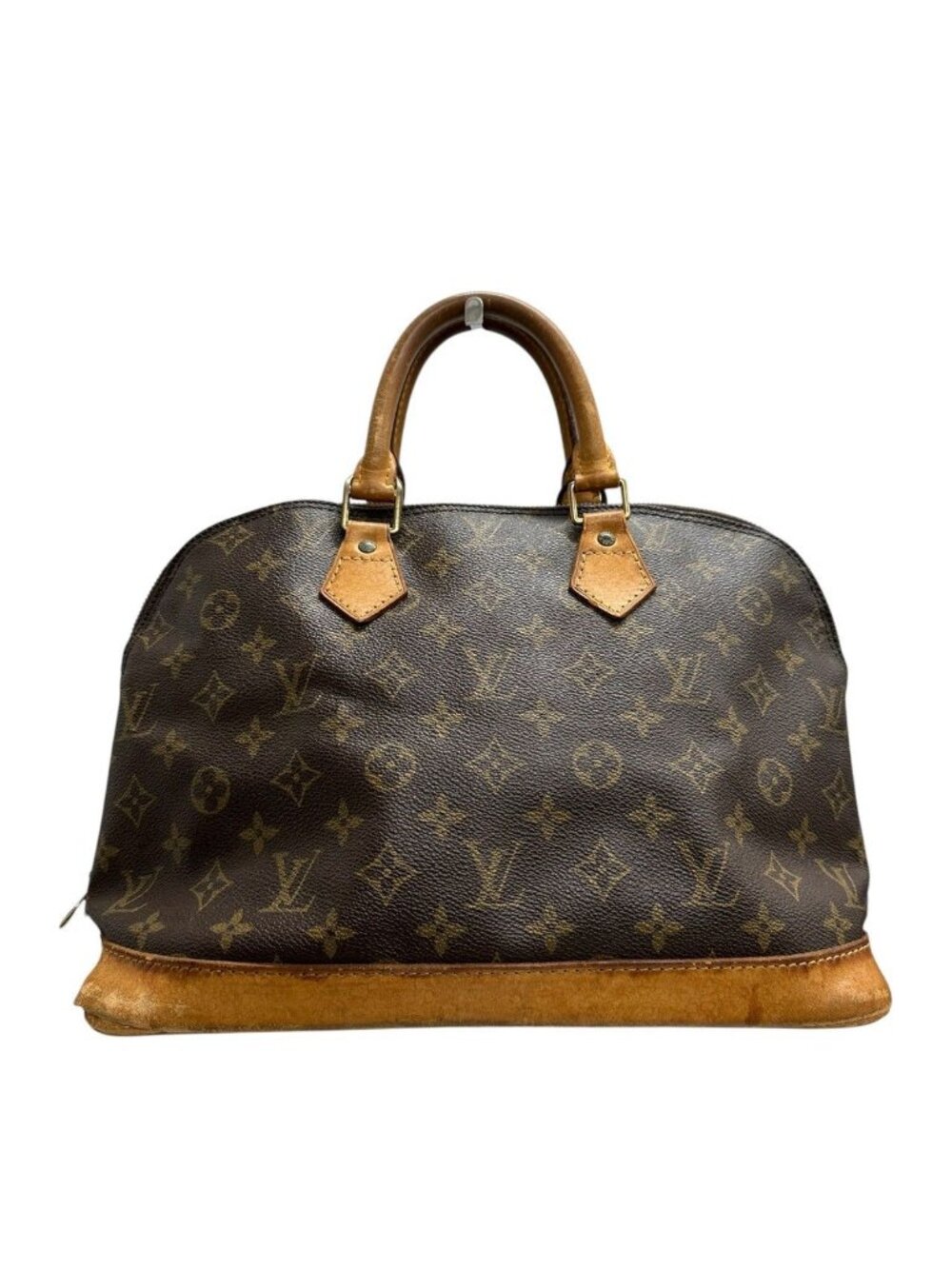 Louis Vuitton Vintage Monogram Brown Gold Handbag
